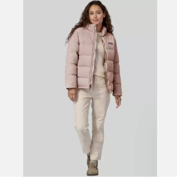 EUC Patagonia Women's Cord Fjord Coat in Cozy Peach, Sz XS - Picture 2 of 12